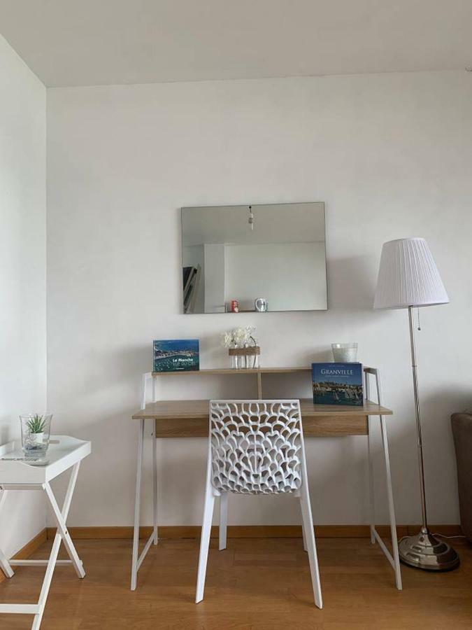 Un Balcon Sur La Mer, Acces Direct A La Plage Granville Buitenkant foto